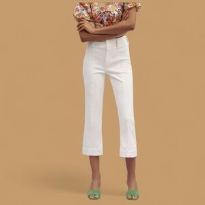 Pilcro for Anthro size 32p Cropped White Cropped Jeans